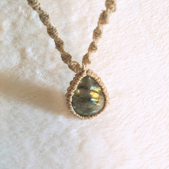New✨Genuine Labradorite Necklace - Picture 7 of 10